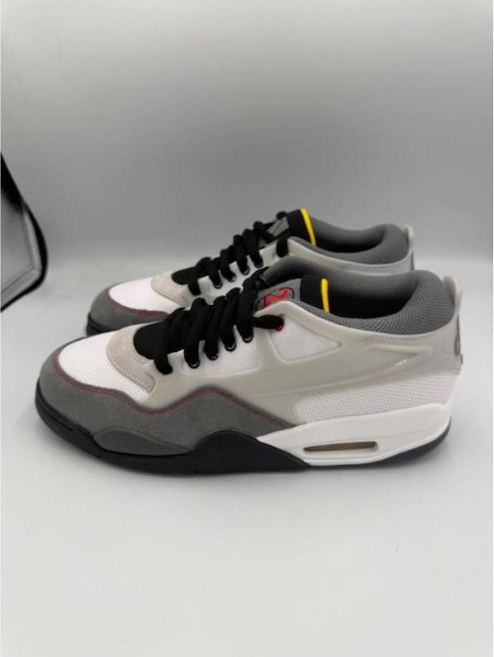 Nike Air Jordan 4 RM PRM White/Fire Red/Black Men's 11 New